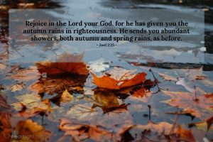 Today’s Verse – Joel 2:23
