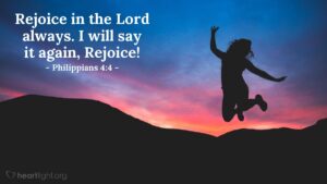 Today’s Verse – Philippians 4:4