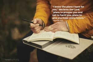 Today’s Verse – Jeremiah 29:11