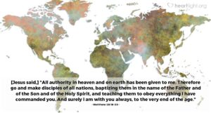 Today’s Verse – Matthew 28:18-20
